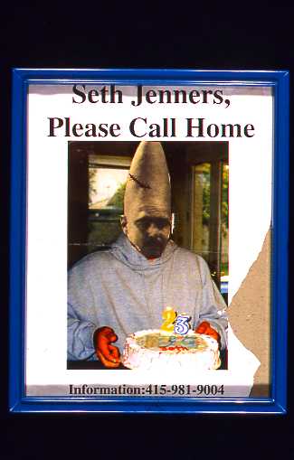 "Please Call Home" 1999, Collage collaboration with Elrod Ferris, San Francisco, 8.5x11 inches